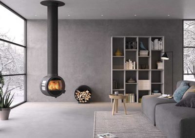 Nordpeis ME Wood Burning Stove - Ceiling Hung